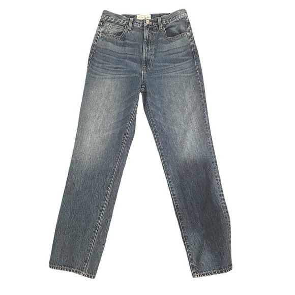 SLVRLAKE Sierra High-Rise Straight Leg Blue Jeans. Tucson Wash. Size 28. - Picture 4 of 12